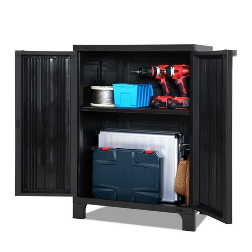 Gardeon Outdoor Storage Cabinet Box 92cm Lockable Cupboard Sheds