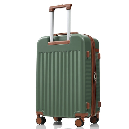 Luggage Set of 3, 20inch with USB Port, front opening design Airline